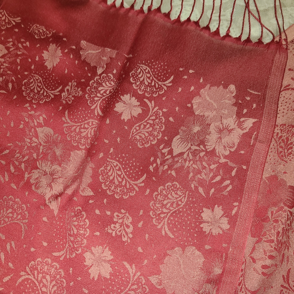 Women's Floral Scarf - Pink